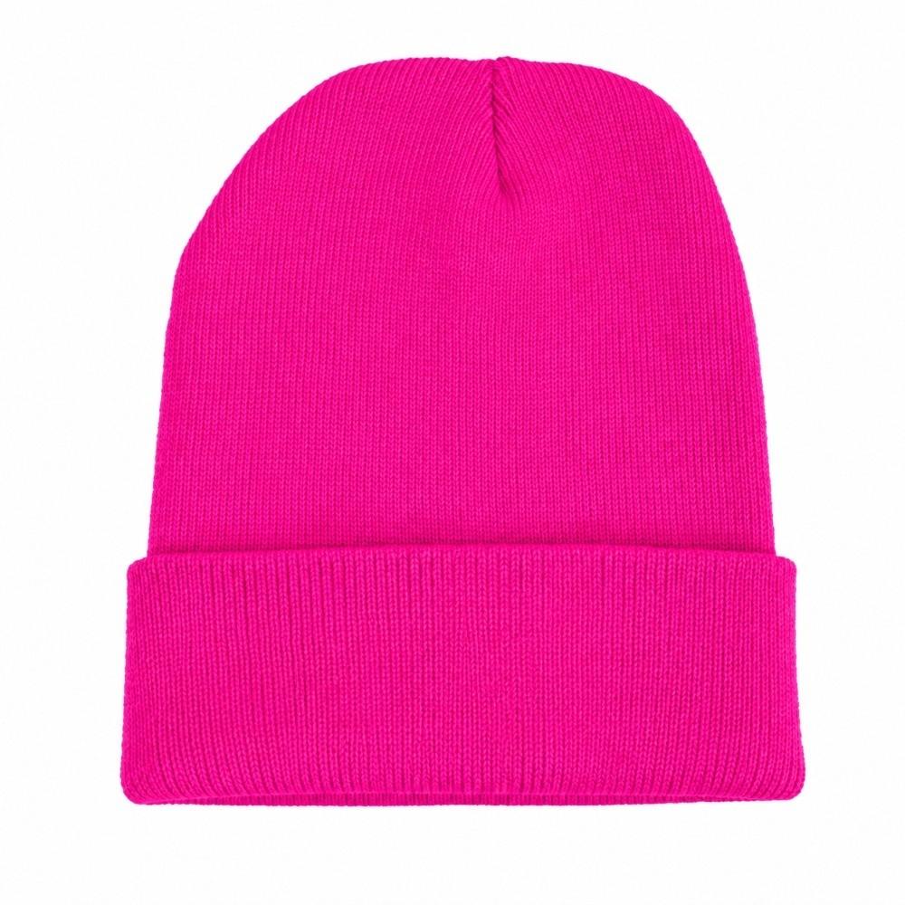 High Stretch Knit Beanie Solid Skull Cap New Winter Hat Daily Wear