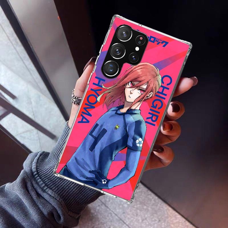 Hot Anime Blue Lock Phone Case For Samsung Galaxy S26 S25 Edge S24 S23 Ultra S22 Plus S21 S20 FE Soft TPU Back Cover Funda Galax