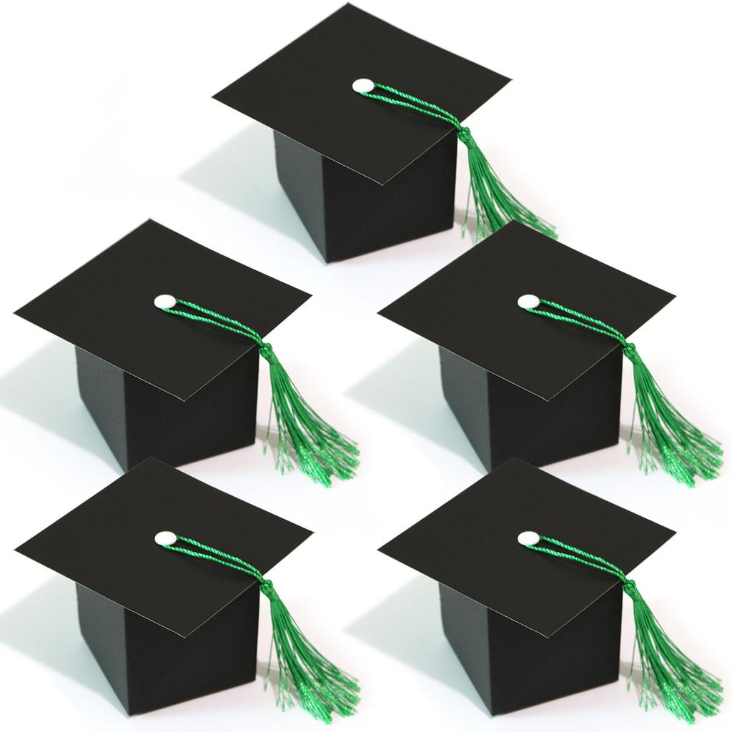 Graduation Season Theme Party Decoration Fringed Doctor Hat Candy Box Gift Box Gift Box Customization