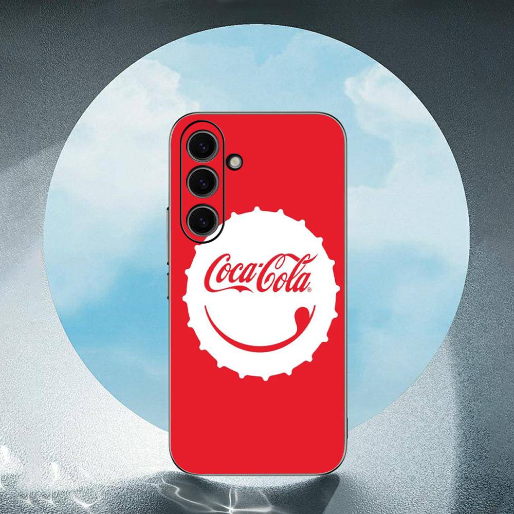 Coca Coke На заказ Для Samsung Galaxy S23 S24 S25 Ultra S22 Plus S21 Черный Мягкий чехол Водонепроницаемый Мягкий чехол