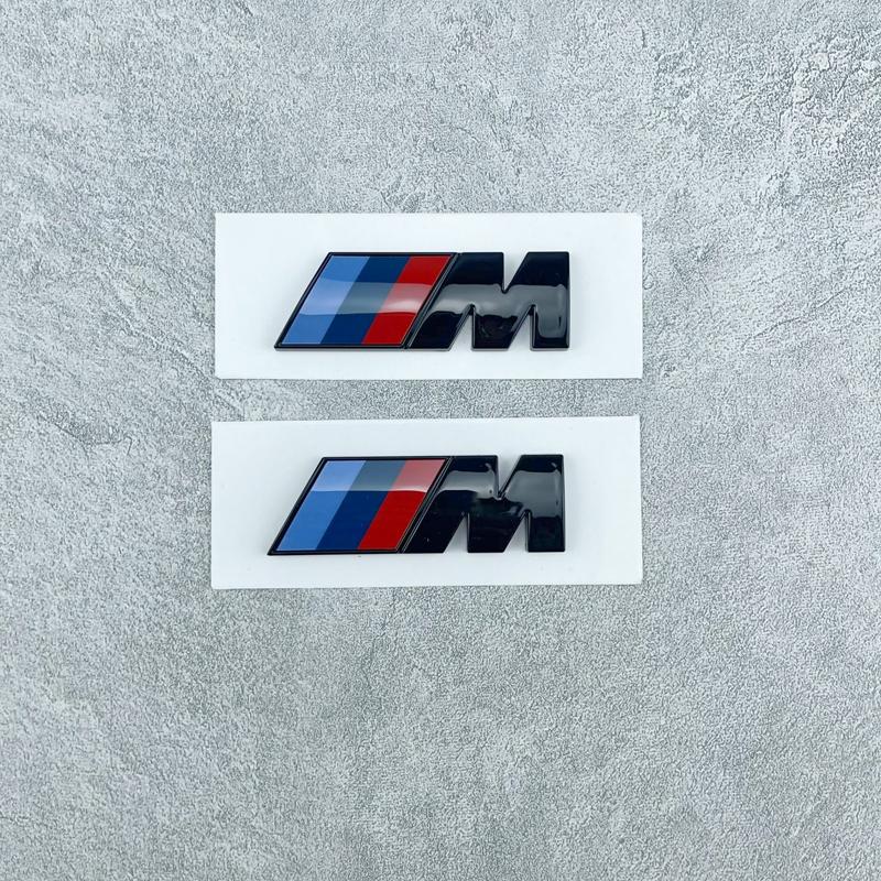 FD23-BMW M-Series ABS Mudguard Rear Trunk Badge Sticker Fit E82 E90 E91 E92 E93 F30 E61 E64 F04 F15 E72 E83 E84 F10 F20 G30 G20