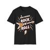 High Voltage Rock'N'Roll T-Shirt, Hard Rock Shirt, Guitar Top, Classic Rock Tee