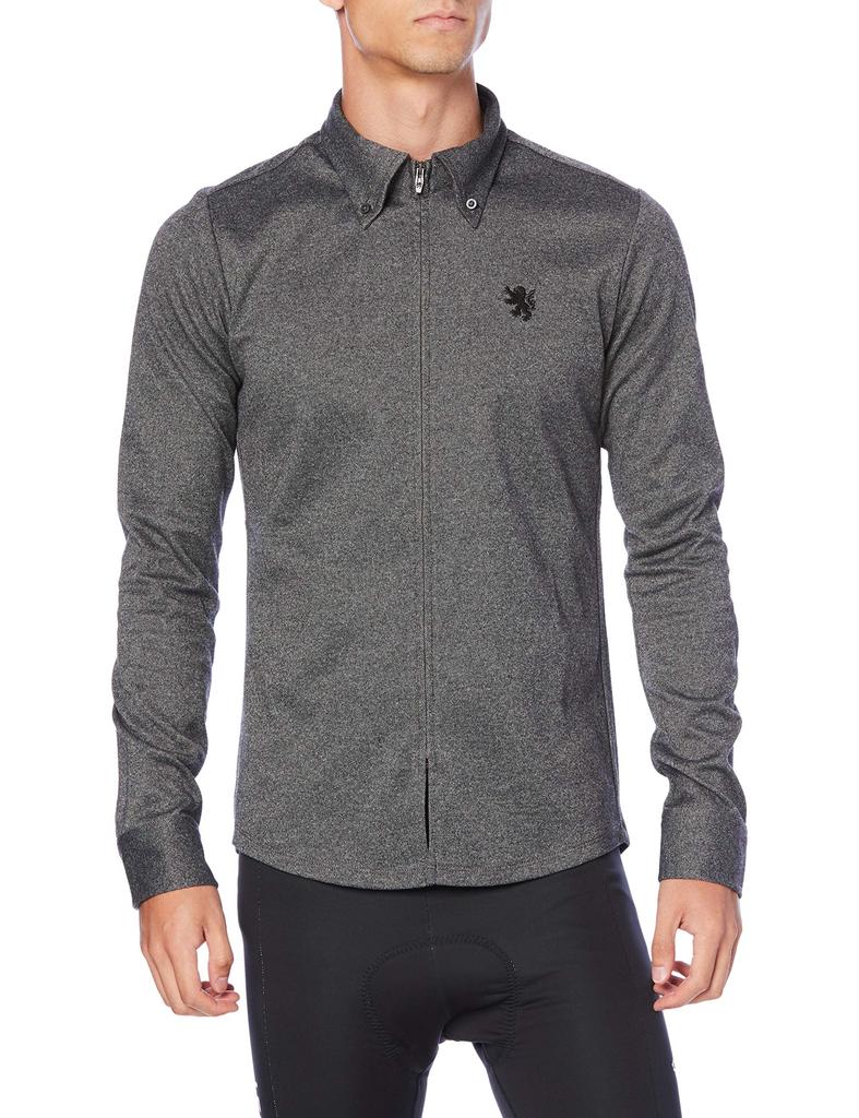 Джерси с длинным рукавом Kapelmuur, Серый «птичий глаз», kpls111, Серый, Японский размер XS (эквивалент японского размера XS)