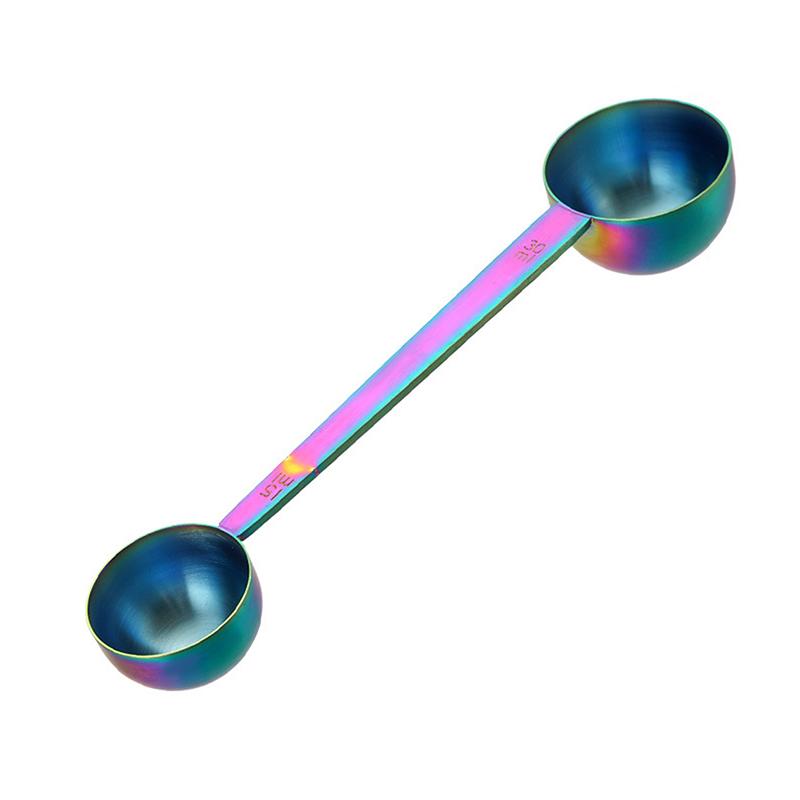 304 нержавеющая сталь мерные ложки с двойной головкой кофейный черпак 15 мл 30 мл для бариста кофейные зерна кухонные измерения