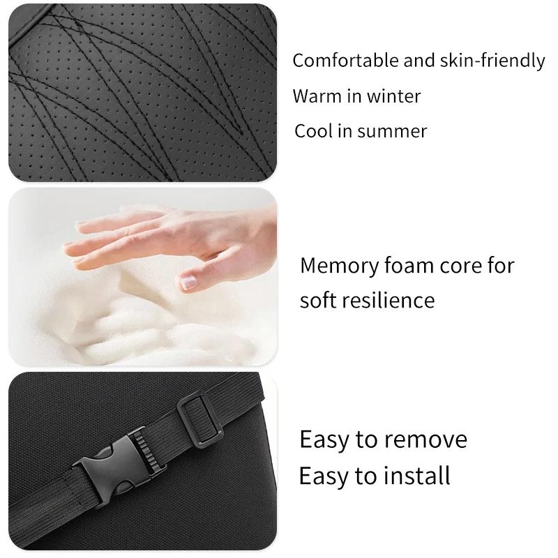New Car Universal Headrest Lumbar Cushion Back Comfort Neck Pillow For BMW E87 E70 E91 E30 G20 E92 E93 E60 E46 E90 G30 E53
