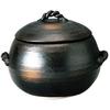 Misuzutouki Banko Ware Rice Pot, 3-cup Capacity, Brown, Iga Style, M4806