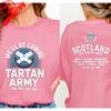 Scotland 2026 Shirt Tartan Army Fixtures Tshirt Scotland Vs Brazil Graphic Tshirts Tee Scottish Football Fan Gift Unisex