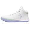 Nike Flytrap 4 EP Износостойкие Дышащие Средние Баскетбольные Кроссовки Мужские Бело-Синие CT1973-101(Команда80-)