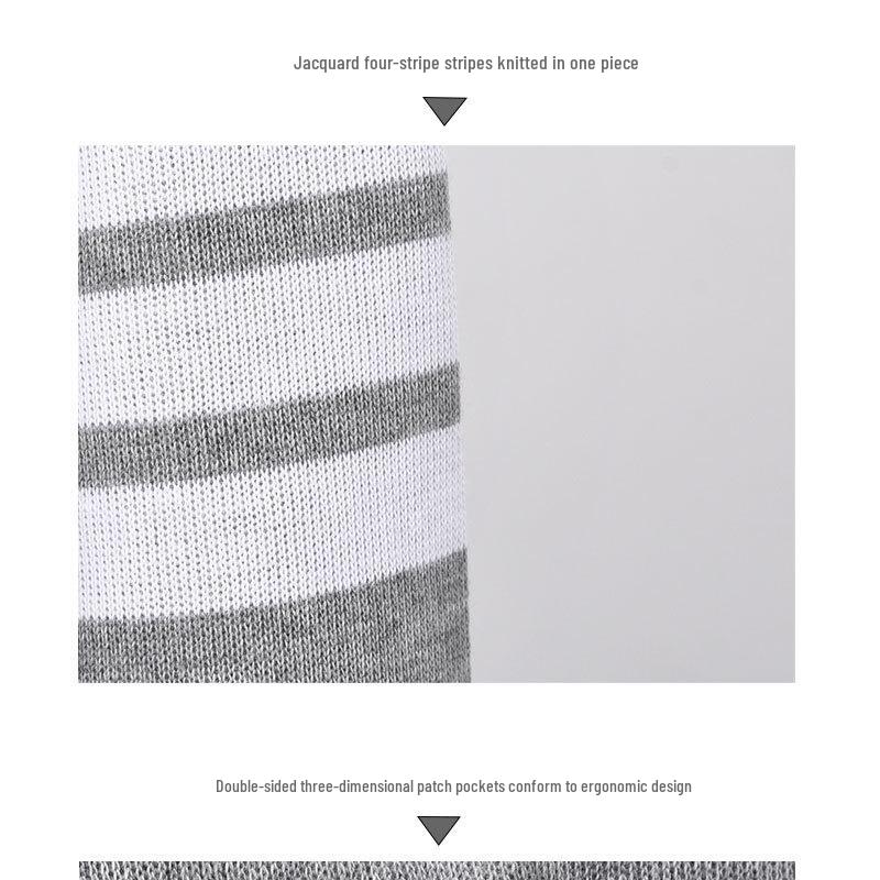 TB BROWIN2025 Осень/Зима Корейская Повседневная Куртка с Рукавами Реглан и Четырьмя Полосками