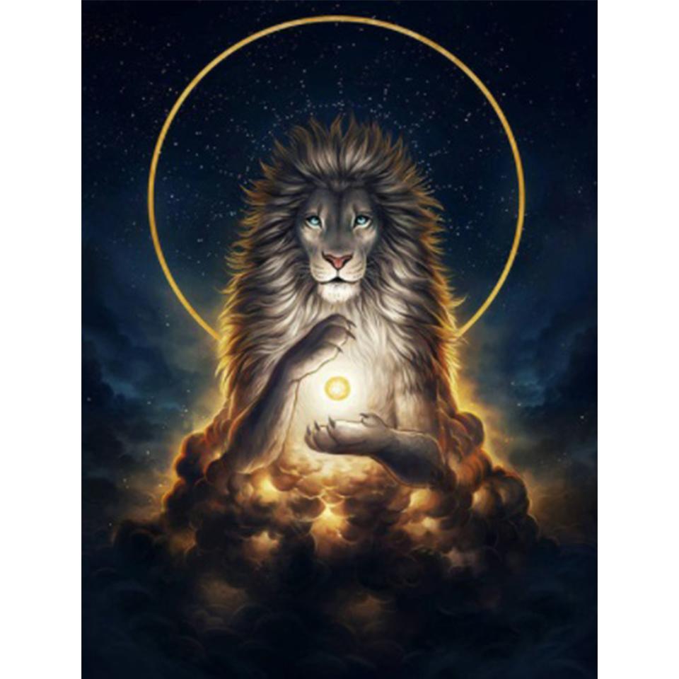 5D DIY Diamond Painting Fantasy Animal Cross Stitch Kit Full Diamond Embroidery Rhinestone Picture Mosaic Mosaic Home Decoration