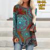 Long Sleeved Hoodie Spring and Autumn Animal Pattern Loose Women Bag Hip Crewneck Top XS-8XL