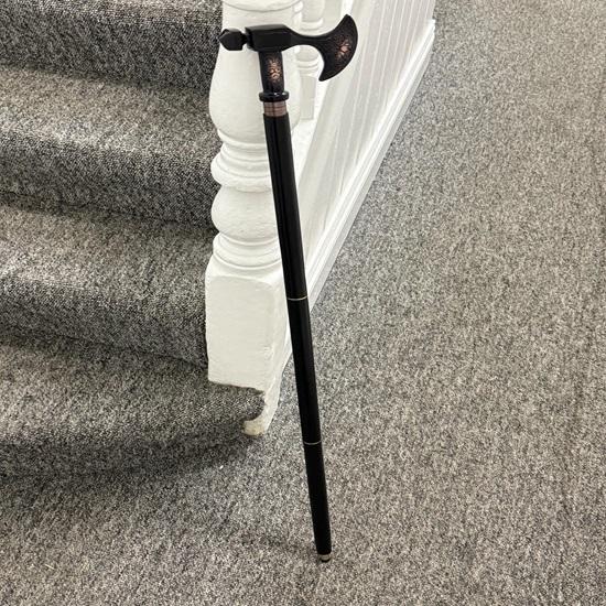 Трость Viking длиной 91,44 см, деревянная, с двойной ручкой уникального дизайна