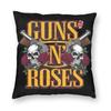 G-Guns N Roses Иконическая Рок-Группа Наволочка Двусторонняя Печать Ткань Чехол для Подушки Подарок Чехол для Подушки-Пледа Кровать Молния