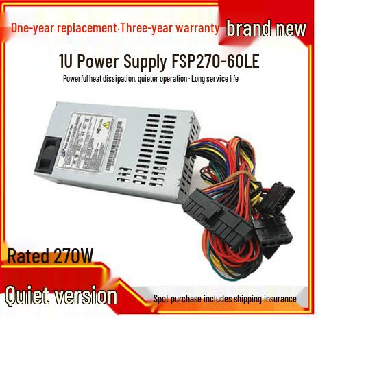 Free Shipping Silent Fullhan 1U Small Power Supply FSP270-60LE for FLEX All-in-One POS Machine & NAS