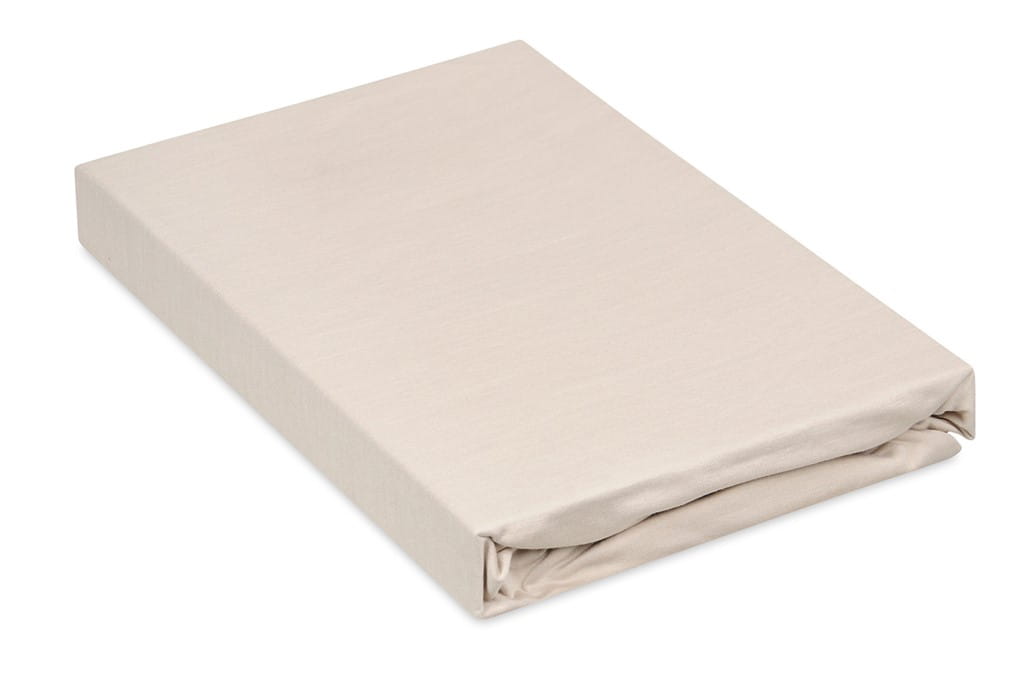 Prześcieradło bambusowe bamboo z gumką 90/100x190/200x20 kremowe