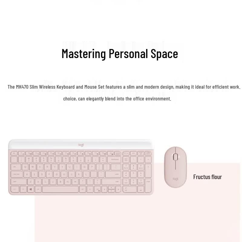 Logitech MK470 Slim Combo Wireless Keyboard and Mouse Set