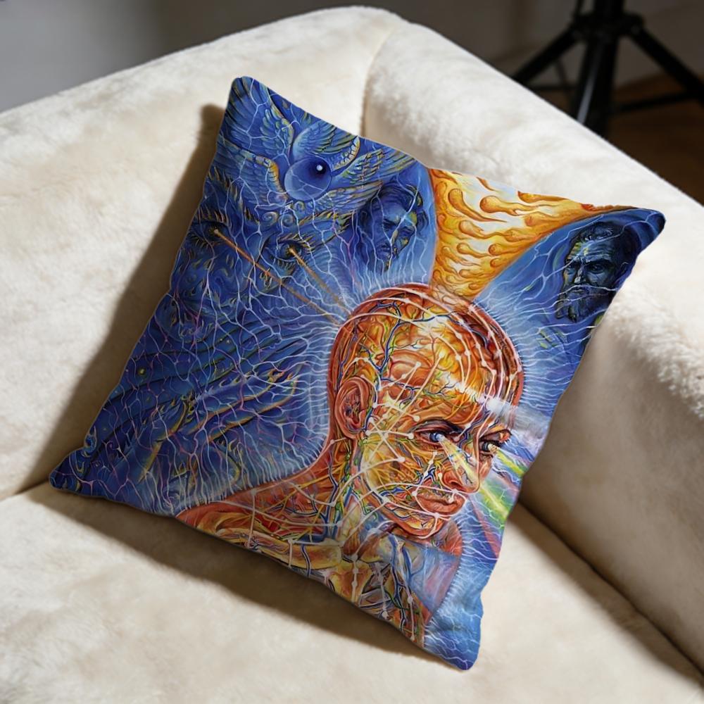 Fashion AAlex Greyiou Cushion Cover Soft Decorative Pillow Case Suitable for Bedroom Sofa Car Travel Use
