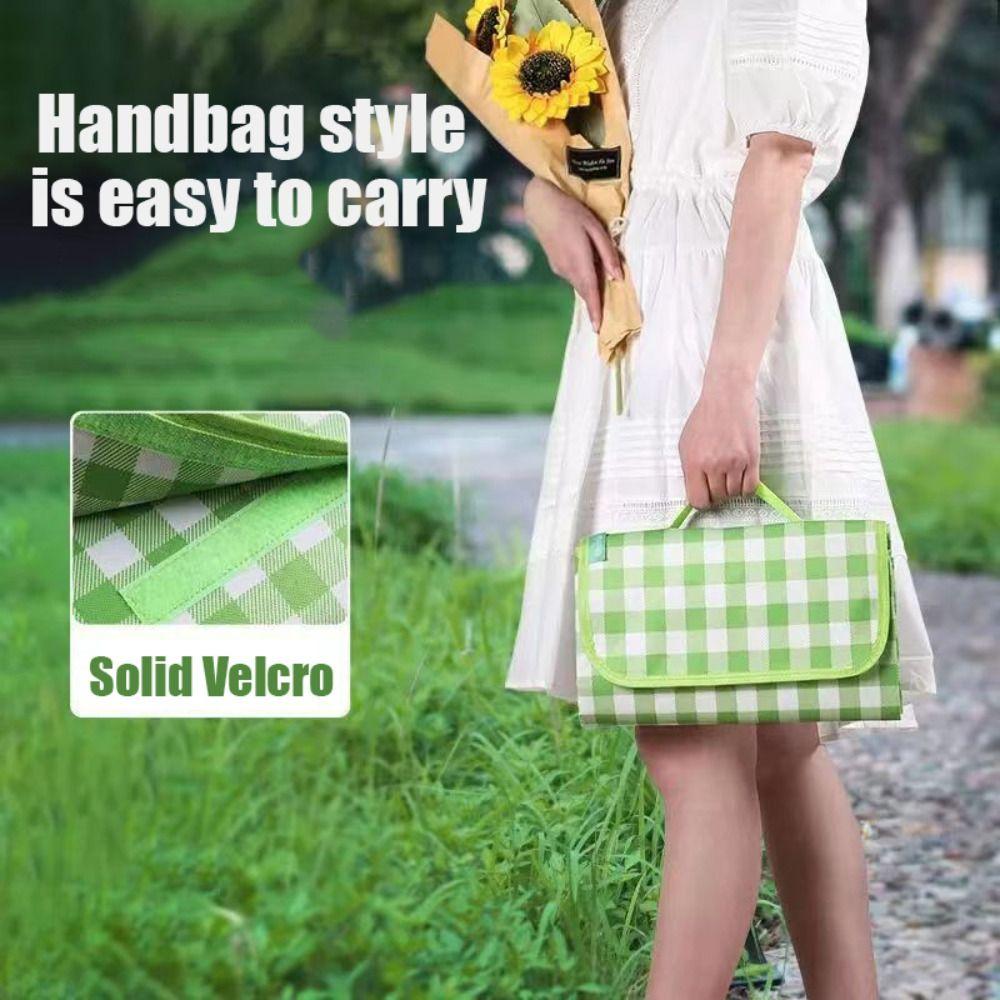 Утолщенный спальный коврик, влагостойкое пляжное одеяло, переносной коврик для кемпинга