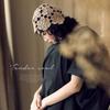 Ethnic Style Hollow Flower Knitted Hat Basin Hat Beanies Casual Crochet Bucket Hat  Girls