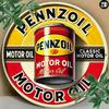 Винтажная деревенская металлическая настенная вывеска Pennzoil Classic Motor Oil Ретро декор для дома