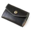 Coin Catcher Coin Purse Genuine Leather Tochigi Leather Made In Japan X [ZARIO-GRANDEE] Men's Women's [ZAG-0028] (Black Mocha)