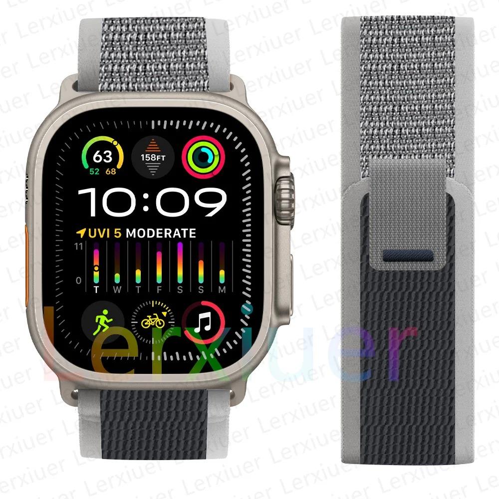 Ремешки для Apple Watch ultra2 ремешок 49мм 46мм 42мм 44мм 40мм 45мм 41мм Trail loop браслет correa iwatch series se 3 7 8 9 10 11