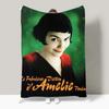 Amelie Movie Inspired Lightweight Throw Blanket  Perfect for Dorms Naps Living Room Office Sofa  AllSeason Use