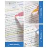 6PCS/Set Painting Graffiti Highlighter Pen Oblique Soft Tip Fluorescent Pen  Student Gift