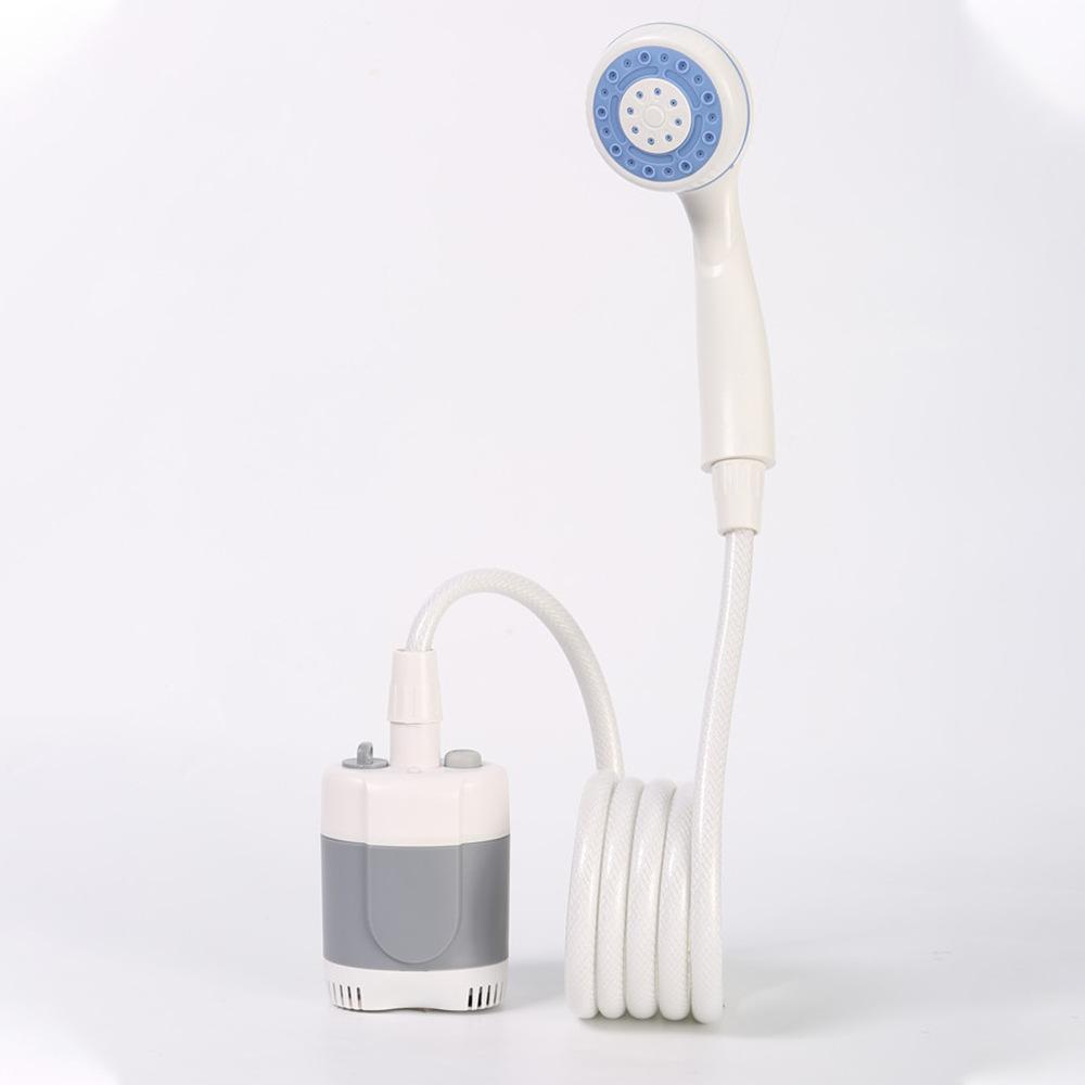 Портативный электрический душ в помещении и на открытом воздухе, перезаряжаемый душевой насос для кемпинга, USB, для семейного кемпинга, путешествий, пляжа, домашних животных, цветения