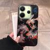 Чехол для телефона Koi Goldfish Sparkle Black Glossy для Xiaomi Redmi Note 14 13 12 11 11S 10 9 8 Pro 9C 13C 14C A5 A3 A4 A3X A1