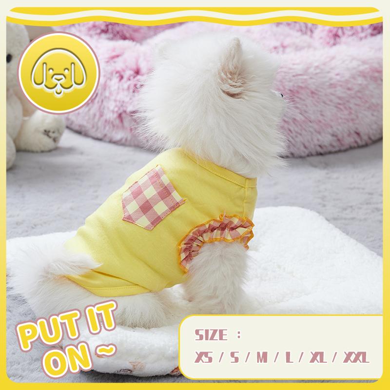 Летняя крутая футболка для собак, жилет для щенков, одежда для собак, однотонная однотонная одежда для французского бульдога, модная одежда для собак, качественная дышащая одежда для домашних животных