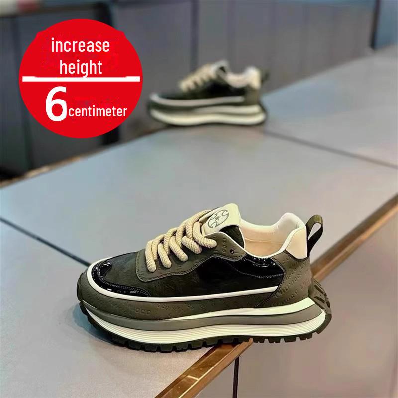 Мужские модные кроссовки осень/зима на массивной подошве: Спортивные и повседневные туфли с приподнятой подошвой в стиле Форреста Гампа