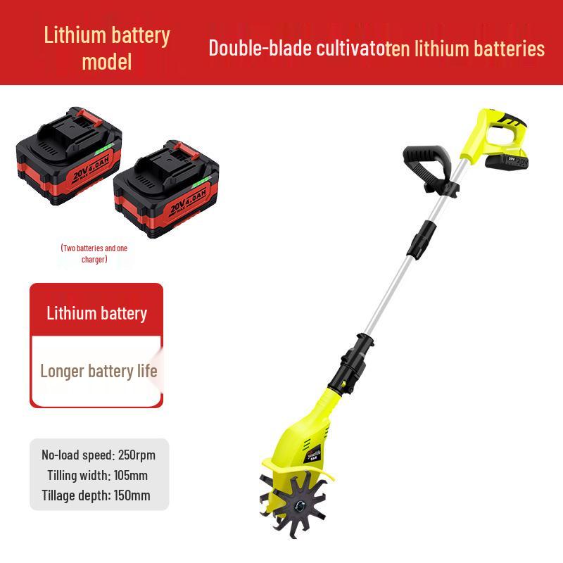 Ручной электрический литиевый микрокультиватор Youlefu - Компактная бытовая роторная мотыга