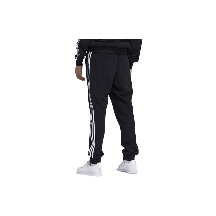 adidas Мужские джоггеры в полоску с трилистником и буквенным принтом Originals, черные H31238