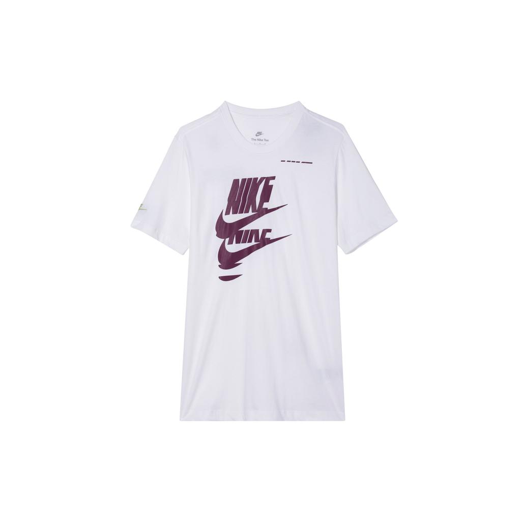 Nike Graphic Print Short Sleeve T-Shirt Men Tops White DM6378-100