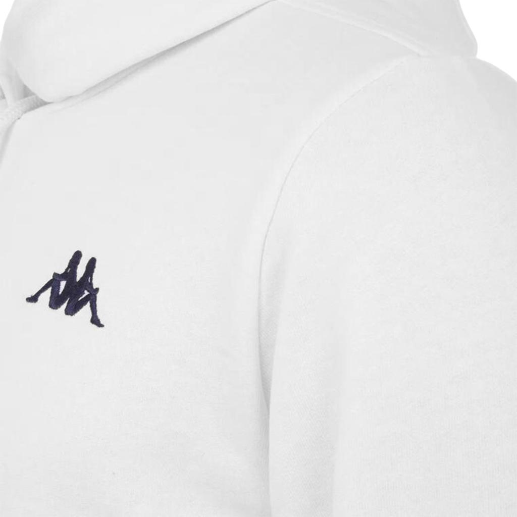 Kappa Vend Hooded, Mens White Sweatshirt
