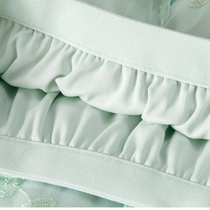 Женская весенне-осенняя юбка А-силуэта с высокой талией, двухслойная, из сетки с 3D-цветами, на все случаи жизни