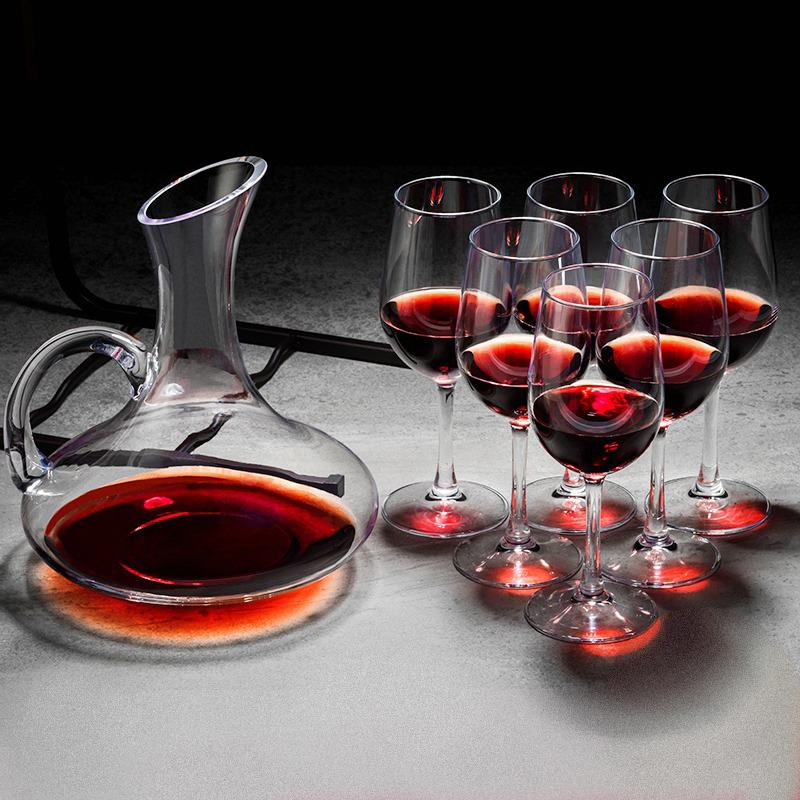 Red Wine Glasses Set Household Wine Decanter Wine Glasses Luxurious European-style Glass Wine Goblet