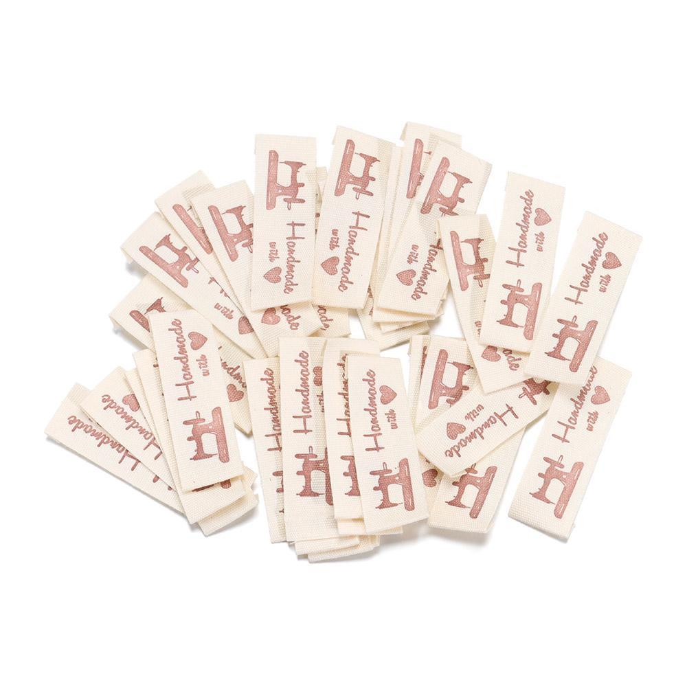 50 шт. DIY Плетеные принадлежности Моток вязальной шерсти Бирки для одежды Аксессуары для одежды Ручная работа С любовью Бирки для одежды