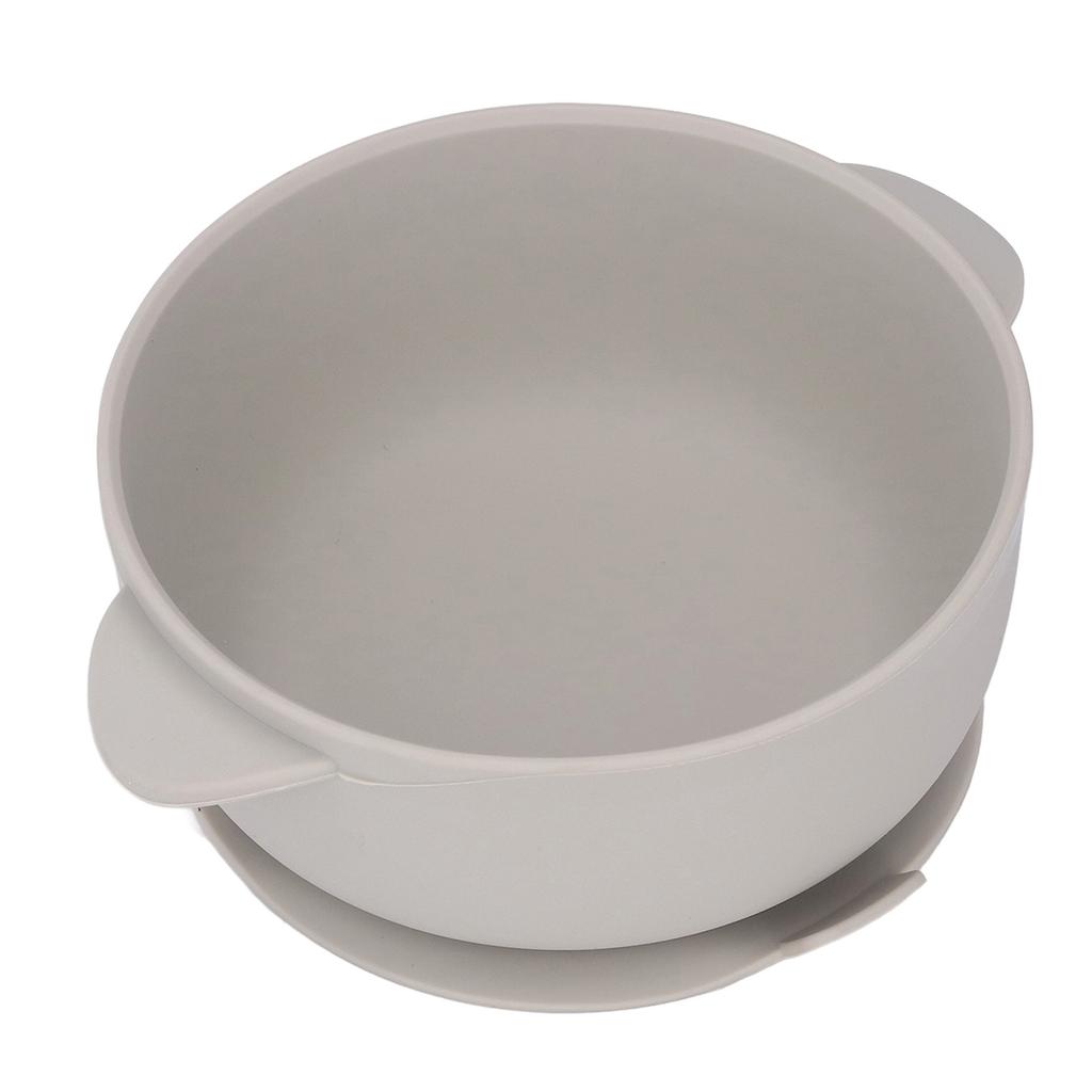 Baby Silicone Bowl Strong Suction Dishwasher Safe Toddler Self Feeding Bowl with Lid for Toddlers