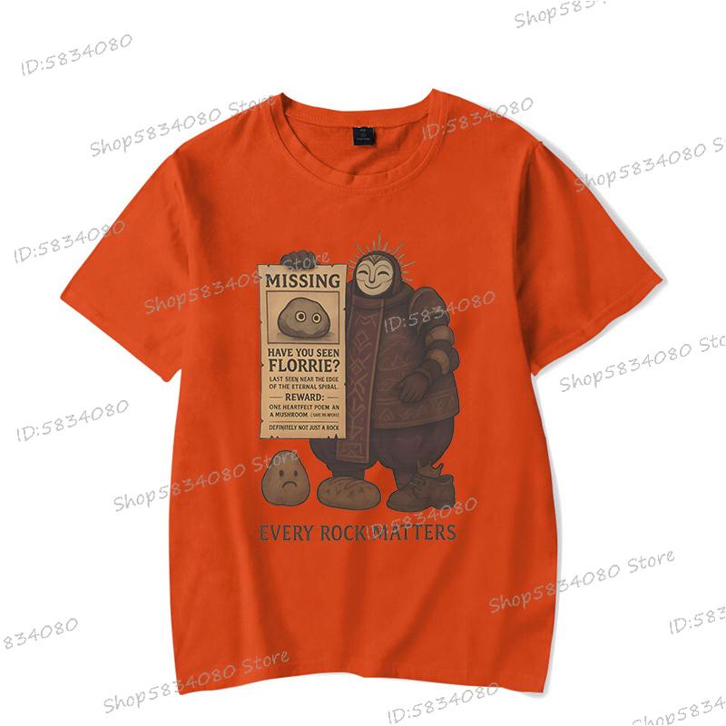 Clair Obscur Expedition 33 Игровая Футболка Женская Унисекс Ретро Винтажные Футболки Игровая Одежда Мода для Геймеров Повседневные Топы Унисекс Одежда