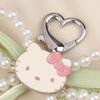 Ins Свежий Тюльпан Hello Kitty Брелок Y2K Модный Милый Имитация Жемчуга Бант Брелок Подвеска для Сумки Украшение для Рюкзака Подарок