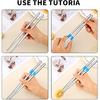 10 Pcs Reble Chopstick Helpers Training Chopsticks Beginners Training Chopsticks for AdultsChinese Chopstick Helper for Adults, Kids, Beginner,