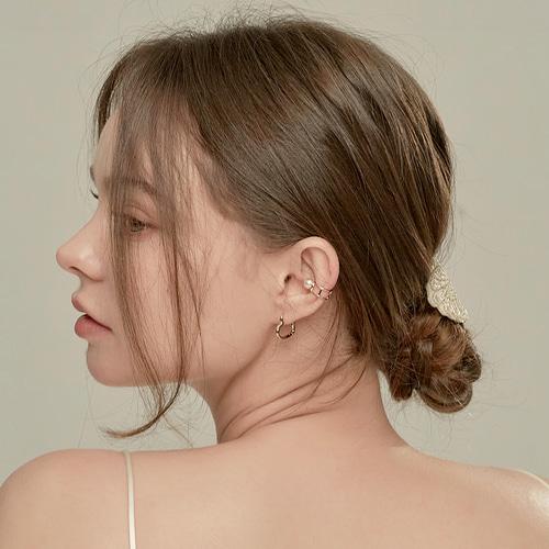 Зажим для волос Besty Feather Florish Wave (Крючок для проволоки с декоративным элементом в виде пера)