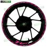 Для мотоцикла TL1000R TL 1000R 17-дюймовые передние и задние колесные наклейки декоративные водонепроницаемые светоотражающие наклейки на обод колеса