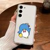 Милый Чехол-Смокинг Сэм для Samsung Galaxy S21 S22 S23 S24 S25ULTRA FE Ultra Plus5G A52S Прозрачный Чехол