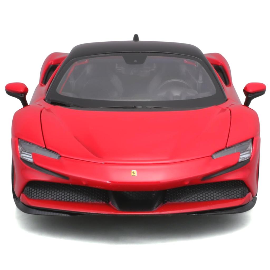 Bburago Ferrari SF90 Stradale Bburago Ferrari SF90 Stradale гоночный спортивный автомобиль литой автомобиль модель мини-автомобиля 1/18 1/18