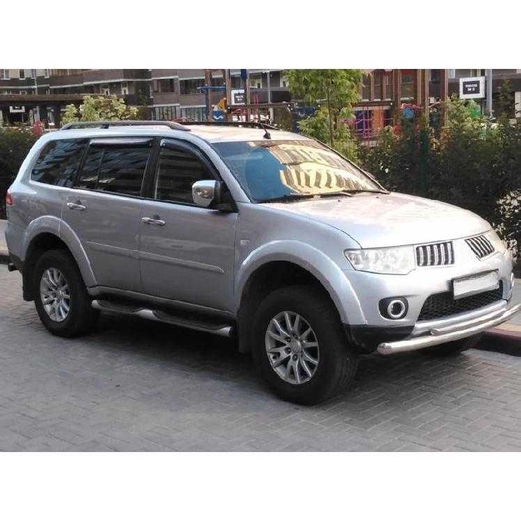 2 Pcs Chrome Lamp Cover for Pajero Sport KH Front Light Cover Trim for Montero Sport Accessories 6400c179 A0k10894