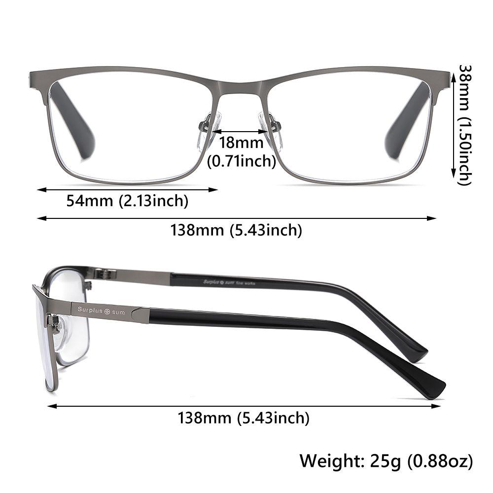 Readers Glasses Men's Presbyopic Optical Glasses Anti Blue Light Reading Glasses for Men & Women