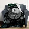 Yin Yang Stones Flannel Blanket Throw Blanket Soft Warm Sofa Bed Camping Home Decor Unique Christmas Gift C926212